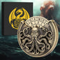 Vintage Kesulu Style, Super Refined Metal Octopus Dice Turntable Gift Box, Immersive Board Game Experience, D20 Random Surprise, Necessary Props For D&D Team
