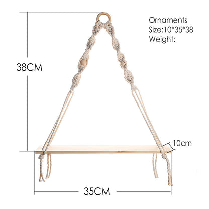 Hand-woven Tapestry Wall Decoration Rack