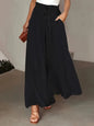 Polka Dot Print Trousers Fashion Loose Elastic Waist Wide-leg Pants Women's Clothing