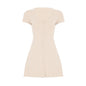 French Romantic Girl Style Base Breasted Knitted Dress
